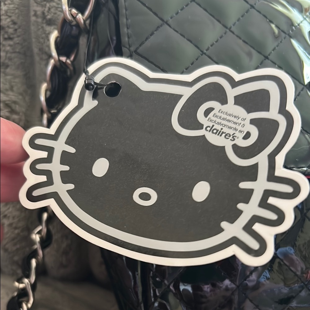 Loungefly Loves HELLO KITTY by Sanrio Crossbody Bag Handbag Quilted Purse 🐈‍⬛ - Picture 3 of 16